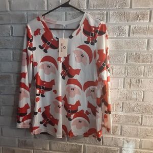 Feryshe sz S Santa Tee Christmas HO HO HO